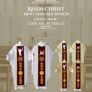 RISEN CHRIST CHASUBLE DESIGN (AVC-RC-0013)