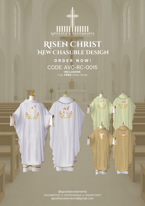 RISEN CHRIST CHASUBLE DESIGN (AVC-RC-0015)