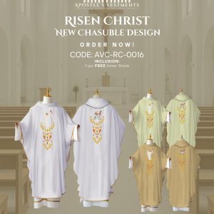 RISEN CHRIST CHASUBLE DESIGN (AVC-RC-0016)