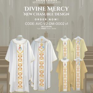 DIVINE MERCY CHASUBLE DESIGNS (AVC-V2-DM-0002)