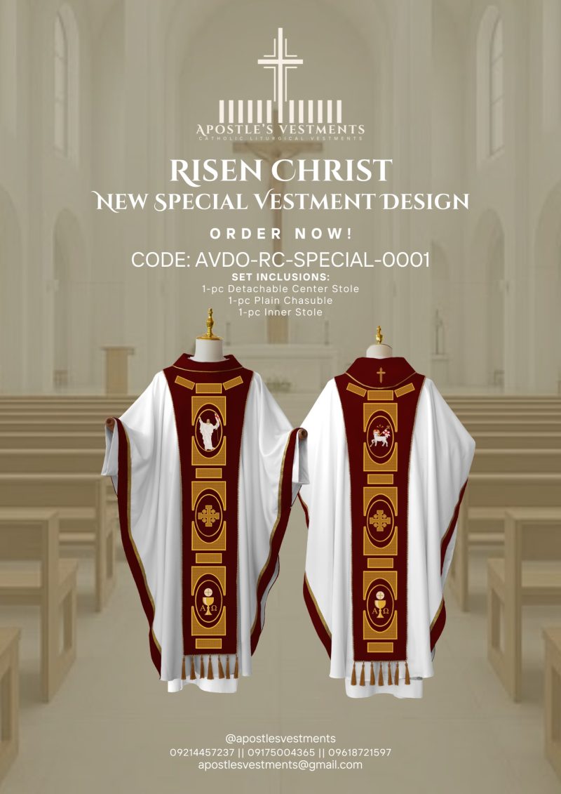 RISEN CHRIST DETACHABLE ORPHREY DESIGN (AVDO-RC-SPECIAL-0001)