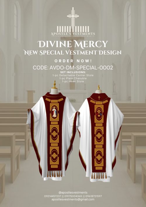 avdo special 2 DIVINE MERCY DETACHABLE ORPHREY (AVDO-DM-SPECIAL-0002)