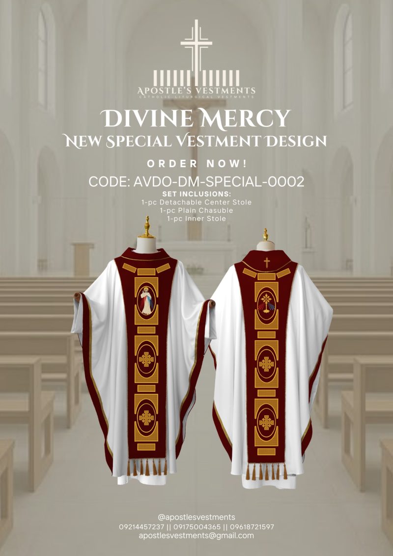 DIVINE MERCY DETACHABLE ORPHREY  (AVDO-DM-SPECIAL-0002)