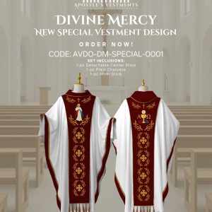 DIVINE MERCY DETACHABLE ORPHREY  (AVDO-DM-SPECIAL-0001)