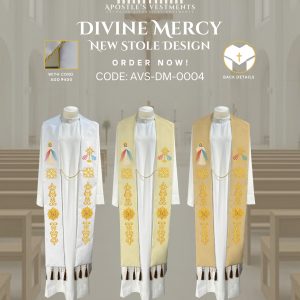 DIVINE MERCY STOLE DESIGNS (AVS-DM-0004)
