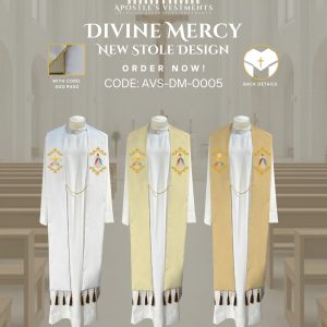 DIVINE MERCY STOLE DESIGNS (AVS-DM-0005)