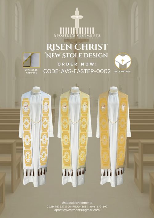 RISEN CHRIST STOLE DESIGN (AVS-EASTER-0002)