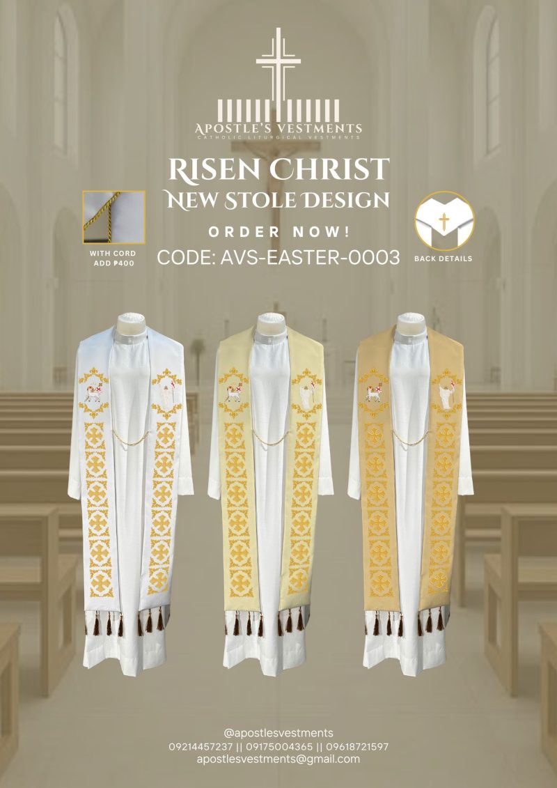 RISEN CHRIST STOLE DESIGN (AVS-EASTER-0003)