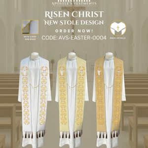 RISEN CHRIST STOLE DESIGN (AVS-EASTER-0004)