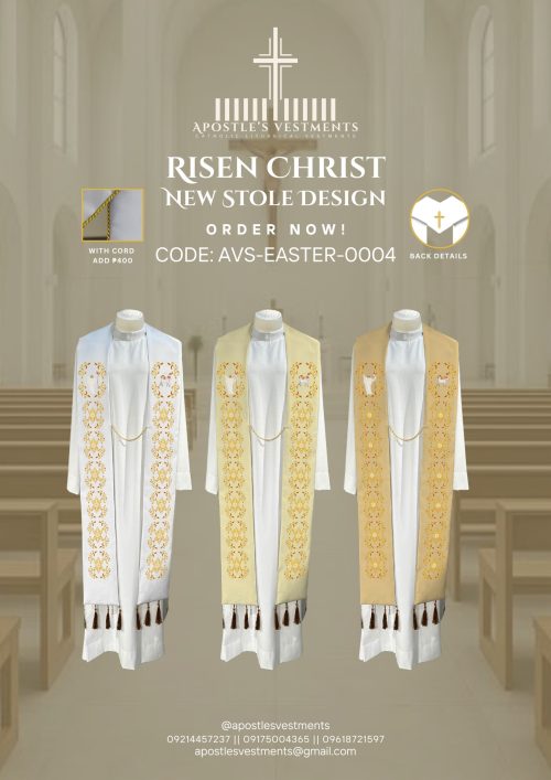 RISEN CHRIST STOLE DESIGN (AVS-EASTER-0004)