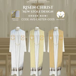 RISEN CHRIST STOLE DESIGN (AVS-EASTER-0005)