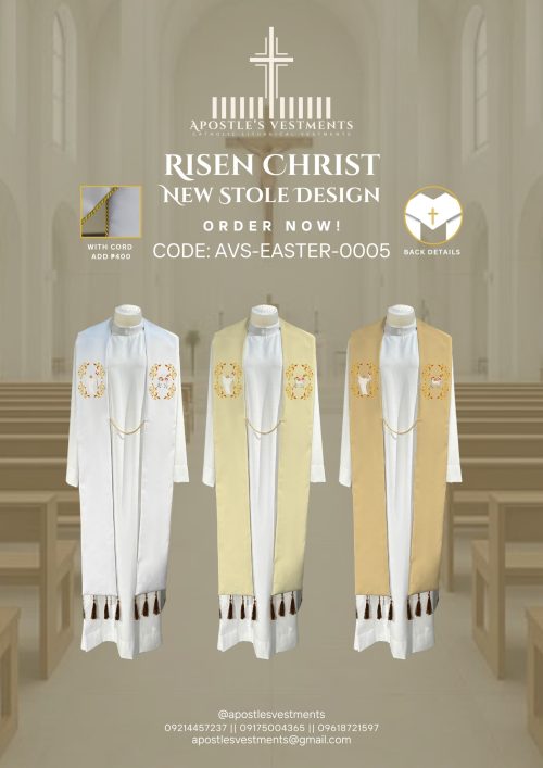 RISEN CHRIST STOLE DESIGN (AVS-EASTER-0005)