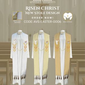 RISEN CHRIST STOLE DESIGN (AVS-EASTER-0006)