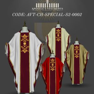 APOSTLE'S VESTMENTS CHASUBLE DESIGN (AVT-CH-SPECIAL-S2-0002)