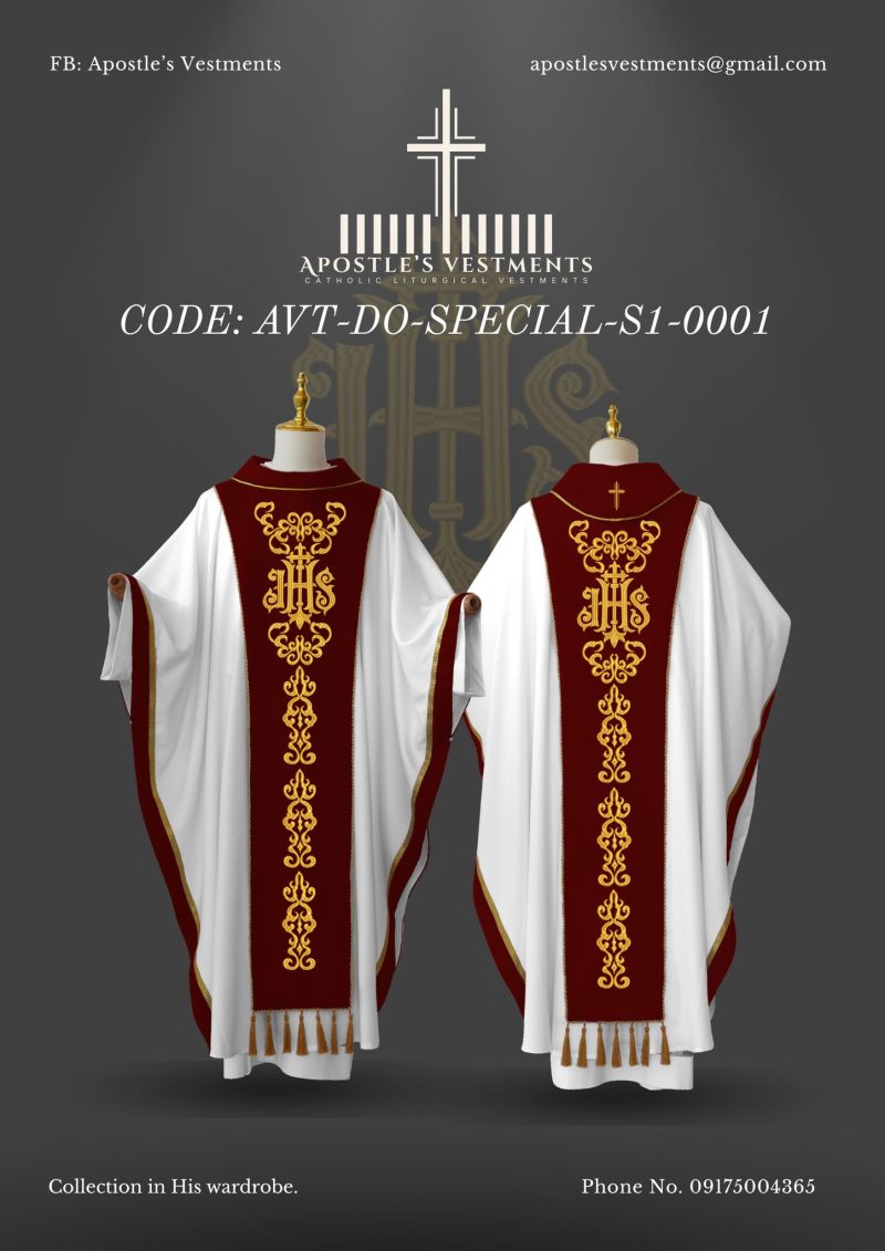 APOSTLE VESTMENTS TAILORING DETACHABLE ORPHREY DESIGNS (AVT-DO-SPECIAL-S1-0001)