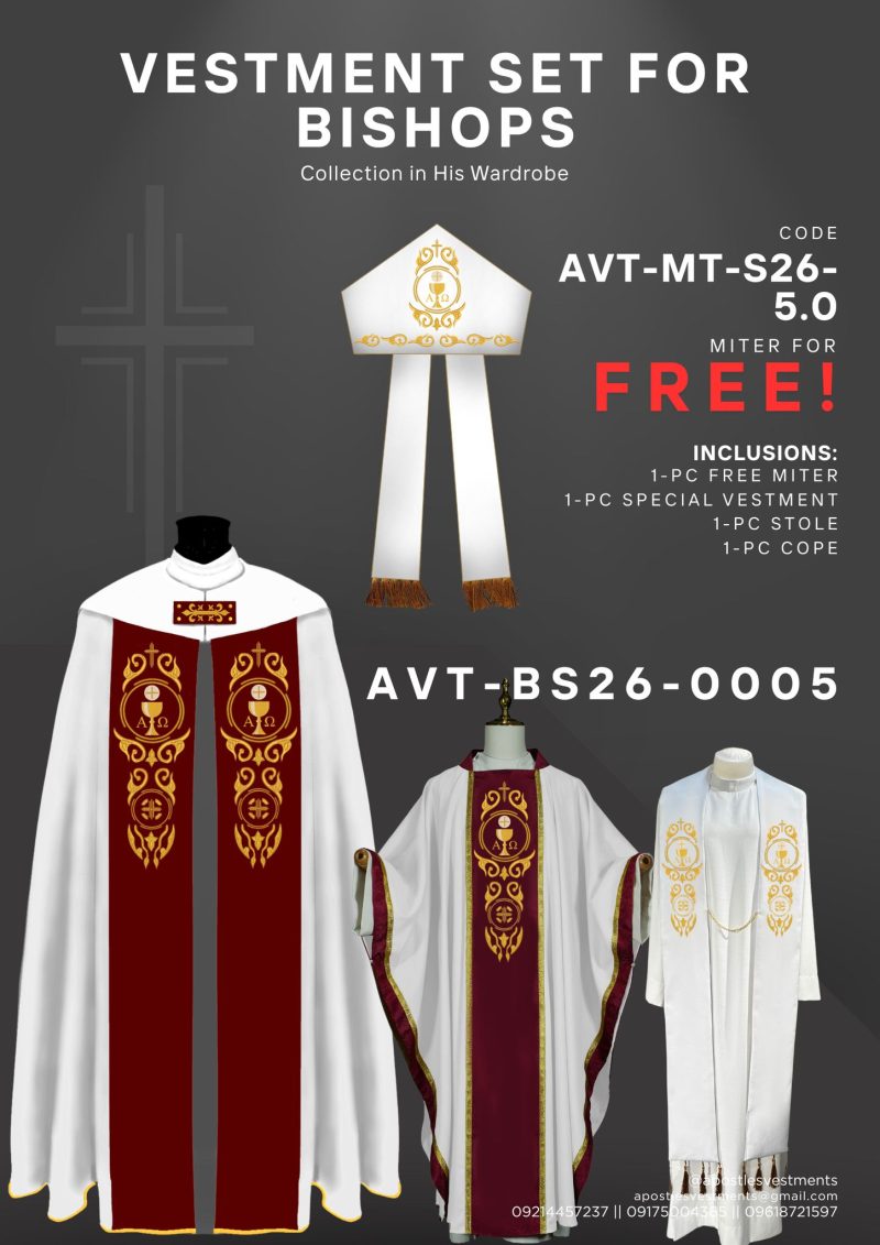 APOSTLE'S VESTMENTS BISHOP DESIGN (AVT-BS26-0005)