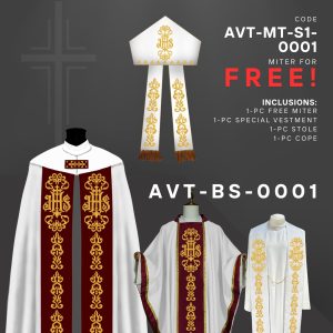 APOSTLE'S VESTMENTS BISHOP SET (AVT-BS-0001)