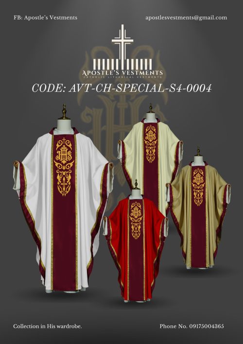 APOSTLE'S VESTMENTS CHASUBLE DESIGN (AVT-CH-SPECIAL-26-0004)