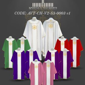 APOSTLE'S VESTMENTS CHASUBLE DESIGN (AVT-CH-V2-S3-0003)