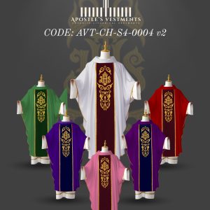 APOSTLE'S VESTMENTS CHASUBLE DESIGN (AVT-CH-S4-0004)