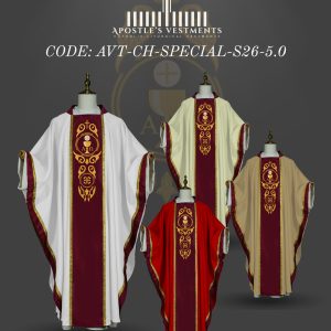 APOSTLE'S VESTMENTS CHASUBLE DESIGN (AVT-CH-SPECIAL-S26-5.0)