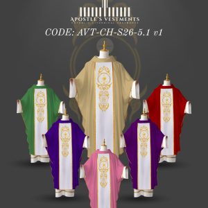 APOSTLE'S VESTMENTS CHASUBLE DESIGN (AVT-CH-S26-5.1)