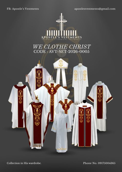 APOSTLE VESTMENT'S TAILORING GOTHIC CHASUBLE DESIGNS (AVT-CH-V2-S2-0001)