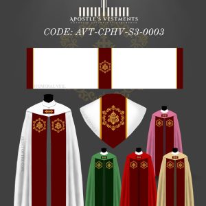 cphv APOSTLE'S VESTMENTS COPE AND HUMERAL VIEL DESIGN (AVT-CPHV-S3-0003)