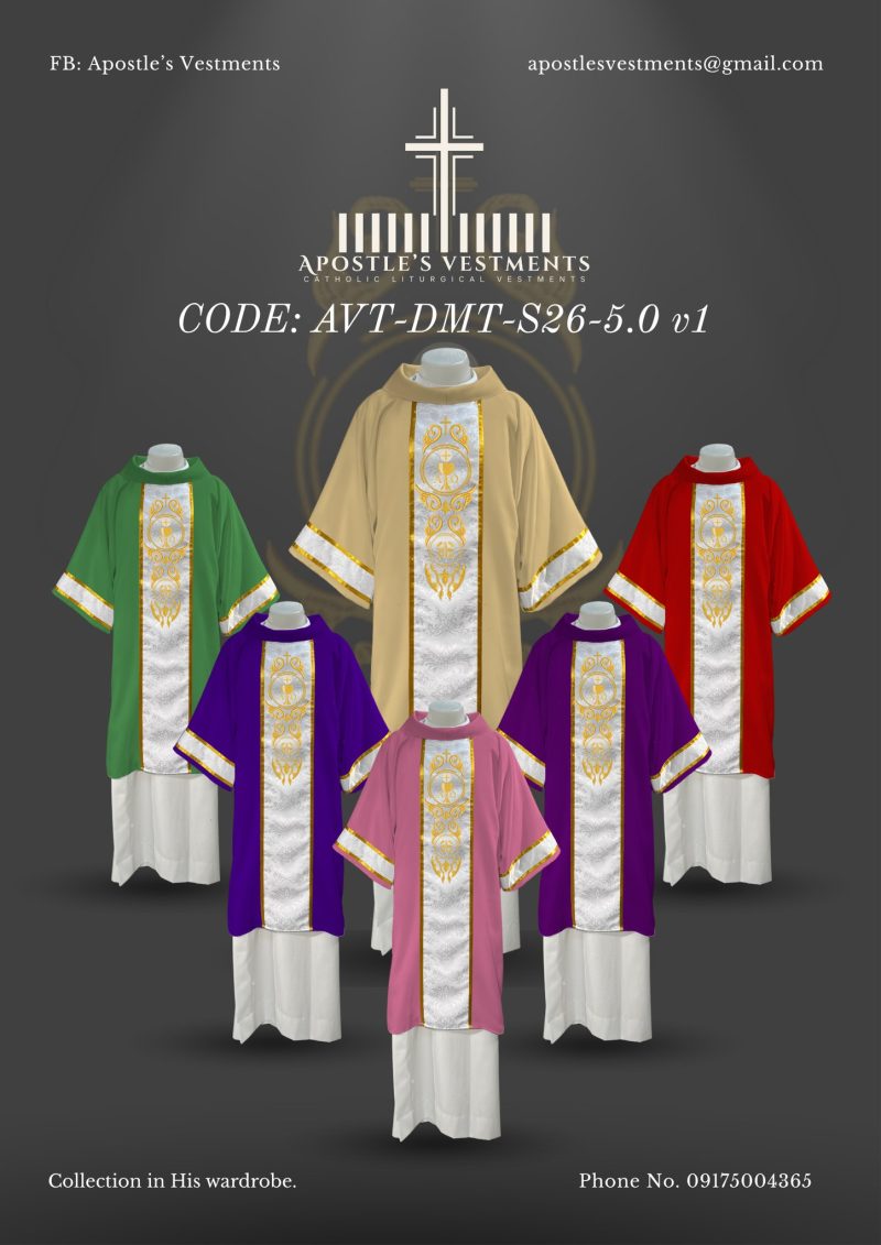 APOSTLE'S VESTMENTS DALMATIC DESIGN (AVT-DMT-S26-5.0)