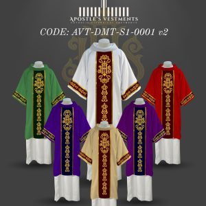 APOSTLE VESTMENTS TAILORING DALMATIC DESIGNS (AVT-DMT-S1-0001)