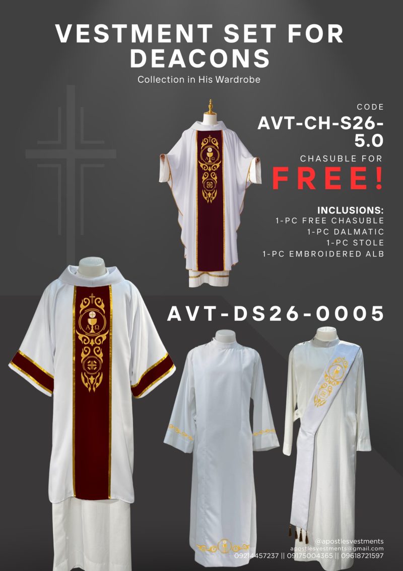 APOSTLE'S VESTMENTS DEACONS DESIGN (AVT-DS26-0005)