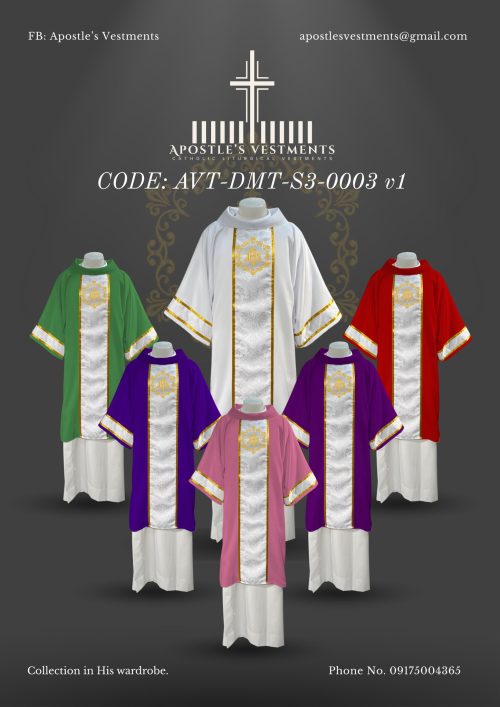 APOSTLE'S VESTMENTS DALMATIC DESIGN (AVT-DMT-S3-0003)