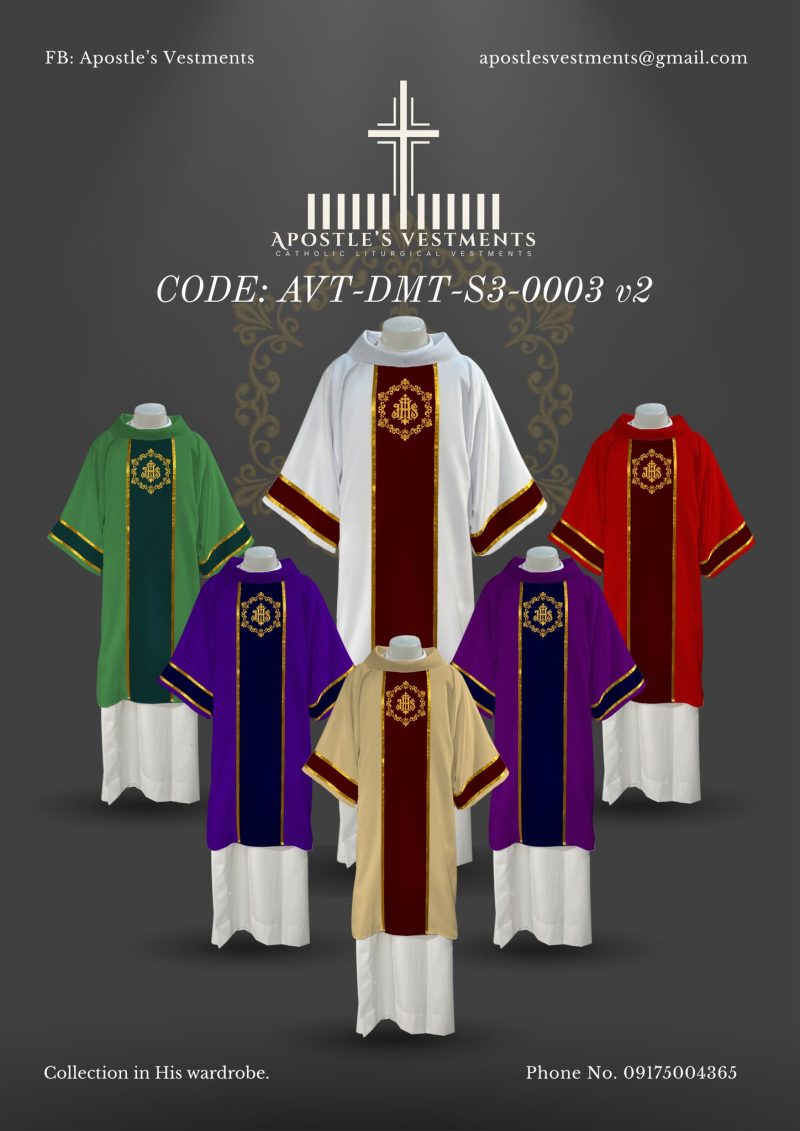 APOSTLE'S VESTMENTS DALMATIC DESIGN (AVT-DMT-S3-0003)