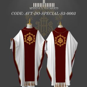 APOSTLE'S VESTMENTS DETACHABLE ORPHREY SET (AVT-DO-S3-0003)