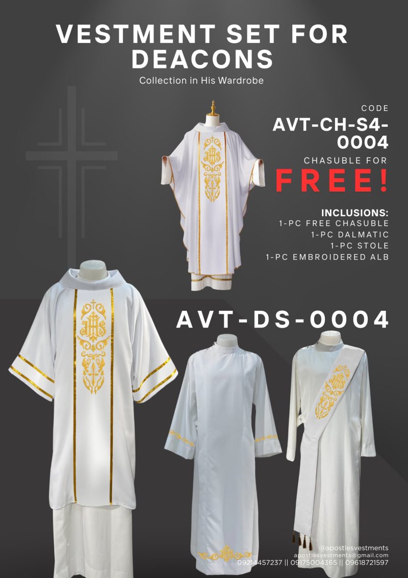 APOSTLE'S VESTMENTS DEACON DESIGN (AVT-DS-0004)