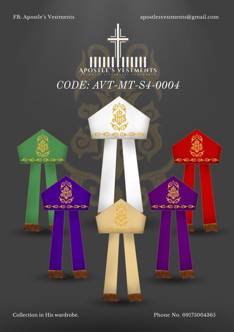 APOSTLE'S VESTMENTS MITRE DESIGN (AVT-MT-S4-0004)