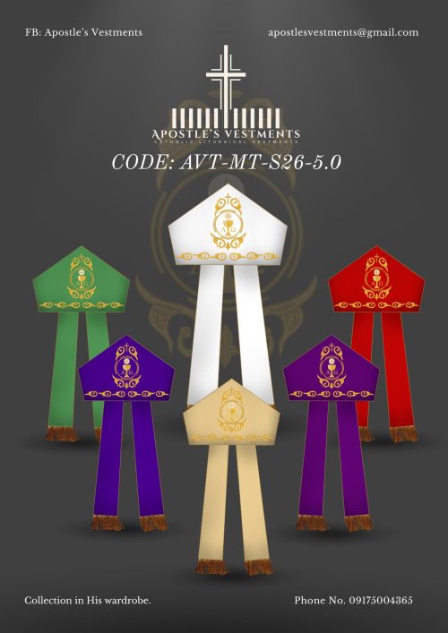 APOSTLE'S VESTMENTS MITER DESIGN (AVT-MT-S26-5.0)