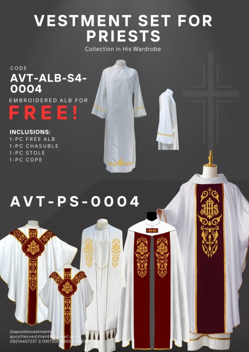 APOSTLE'S VESTMENTS PRIEST DESIGN (AVT-PS-0004)
