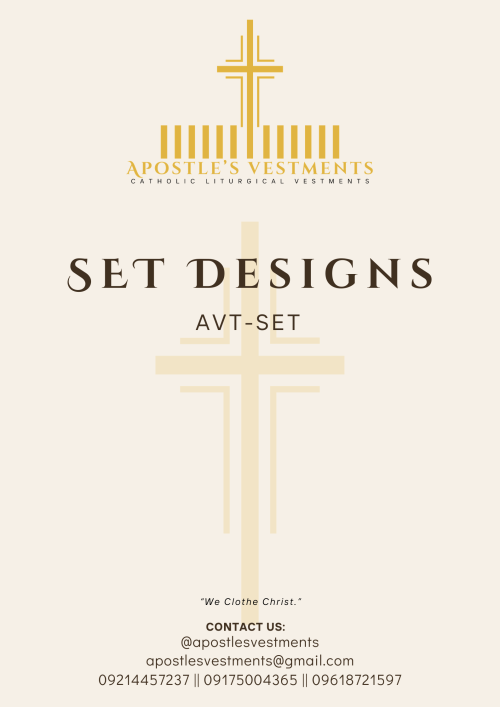 12 APOSTLES' SYMBOLS CHASUBLE DESIGN ( AVC-AV-SPECIAL-0001)