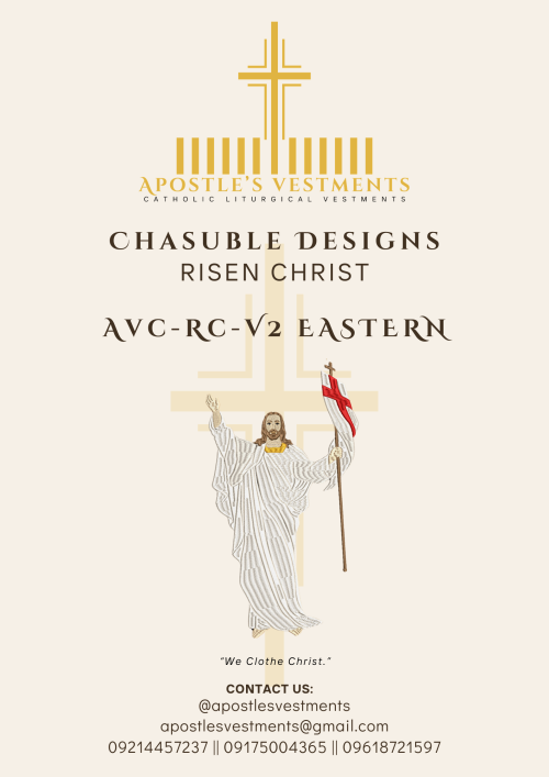 APOSTLE'S VESTMENT CHASUBLE DESIGN (AVT-CH-V2-26-7.0)