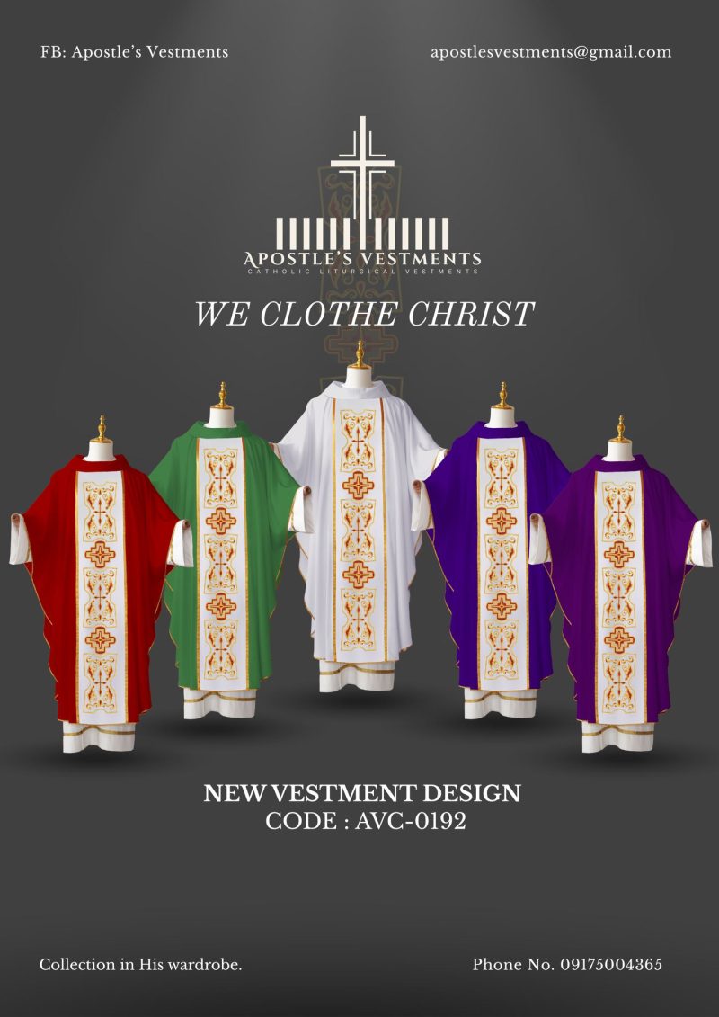 EMBROIDERED CHASUBLE (AVC-0192)