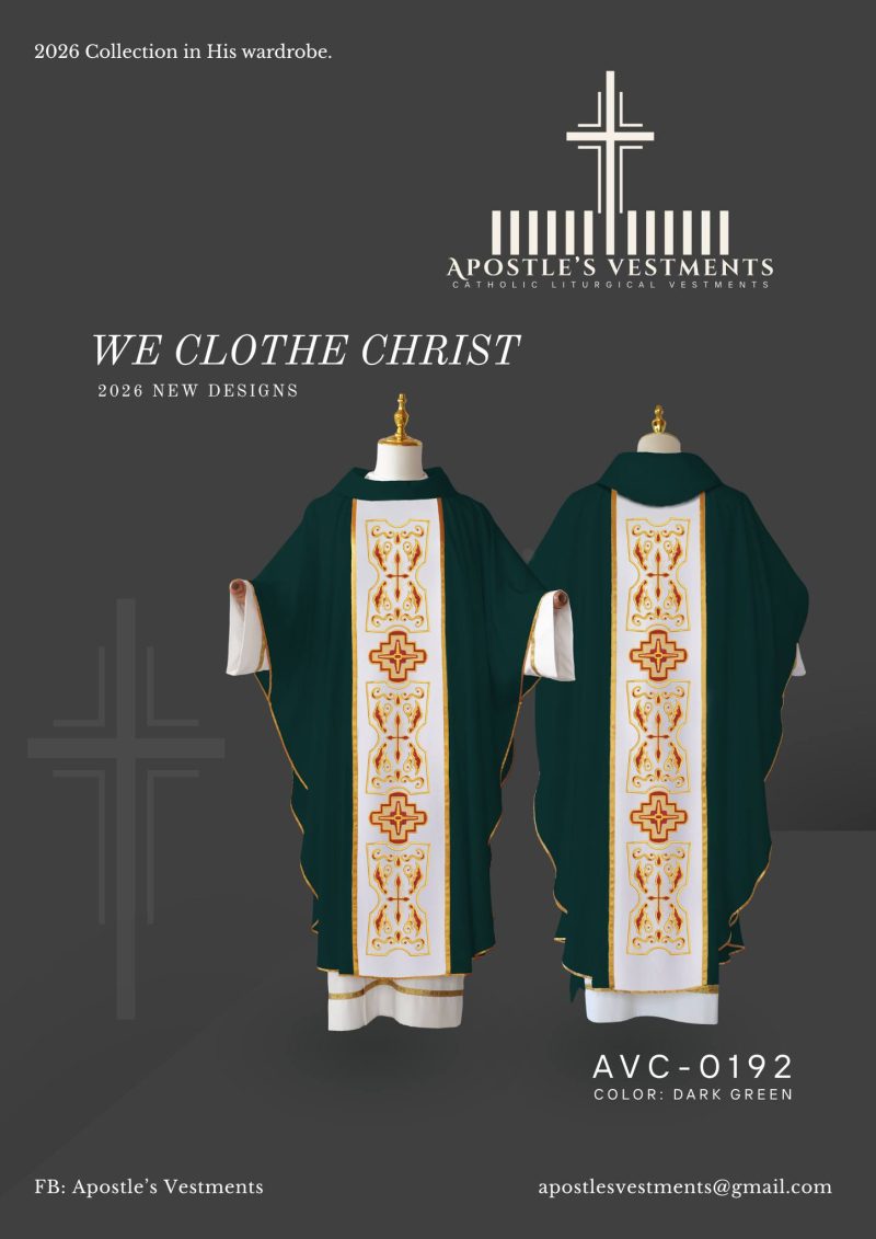 EMBROIDERED CHASUBLE (AVC-0192)