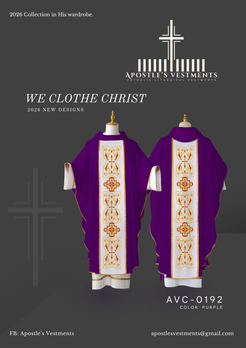 EMBROIDERED CHASUBLE (AVC-0192)