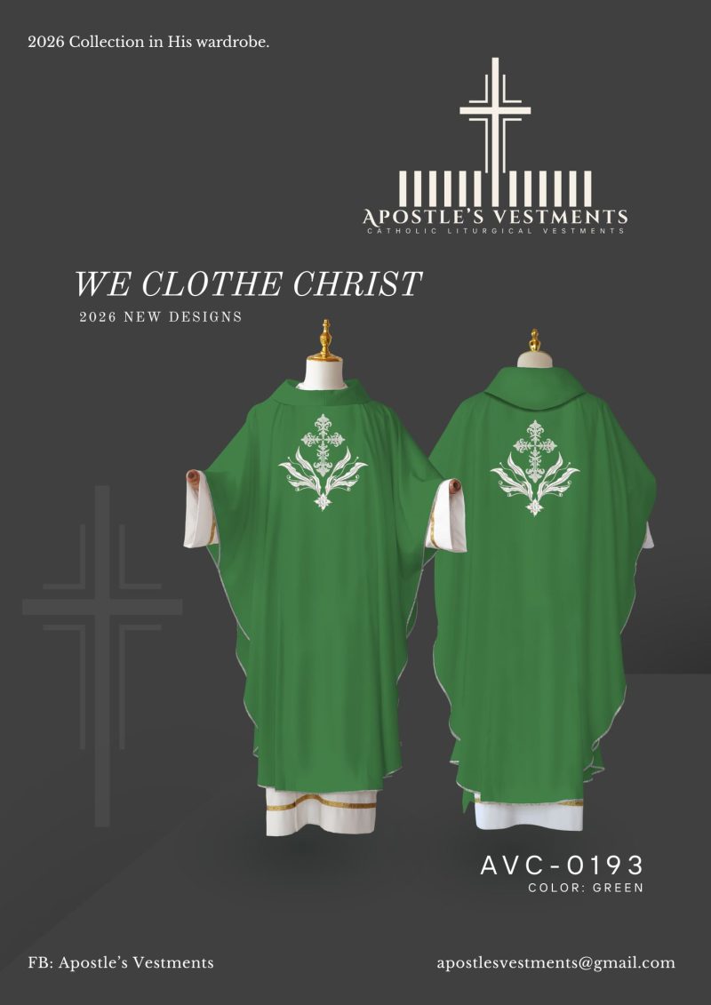 EMBROIDERED CHASUBLE (AVC-0193)