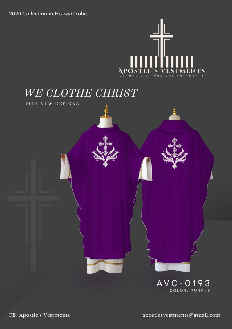 EMBROIDERED CHASUBLE (AVC-0193)