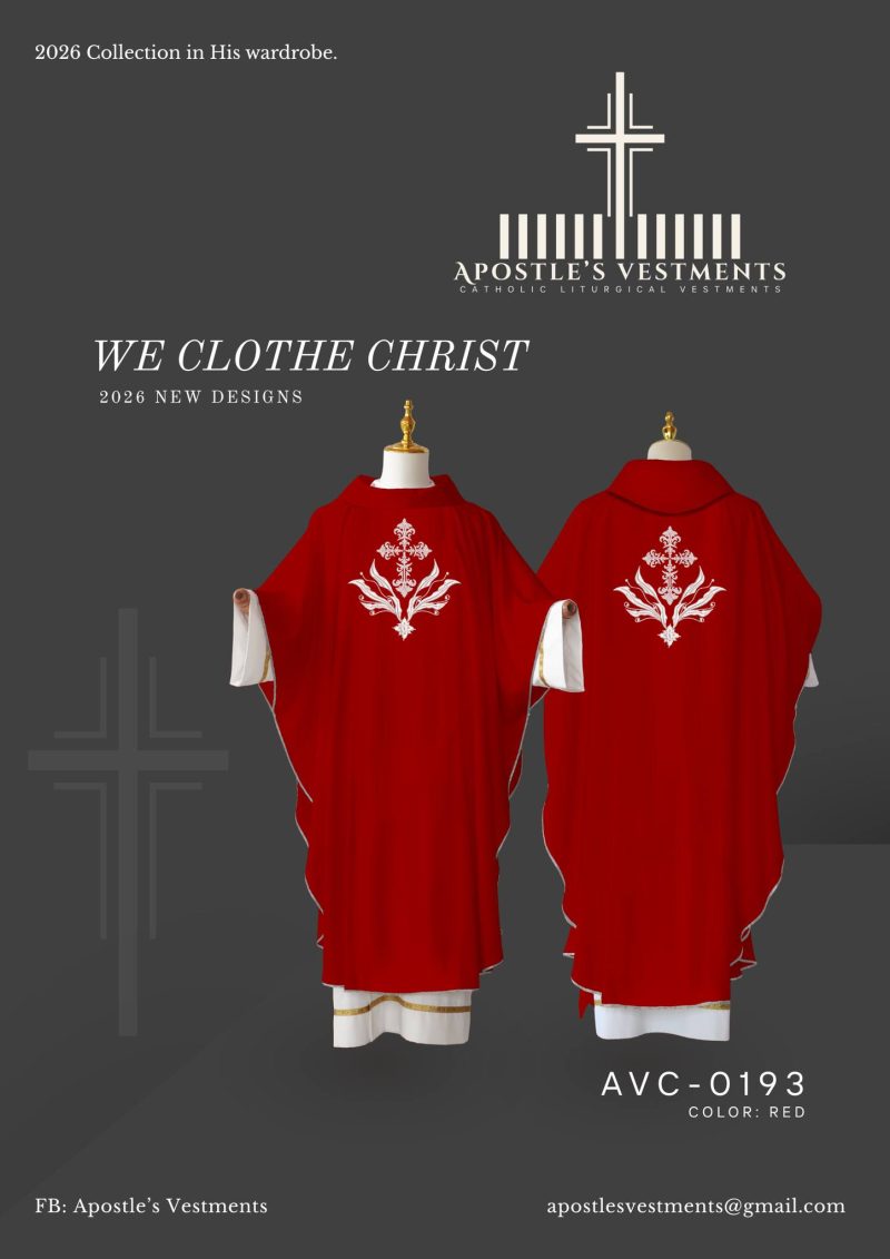EMBROIDERED CHASUBLE (AVC-0193)