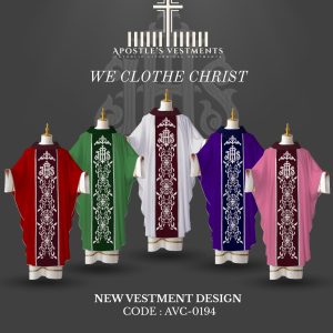 EMBROIDERED CHASUBLE (AVC-0194)