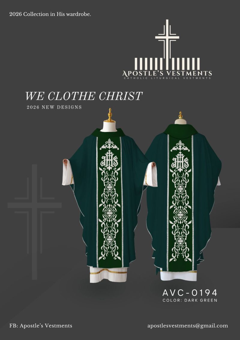 EMBROIDERED CHASUBLE (AVC-0194)