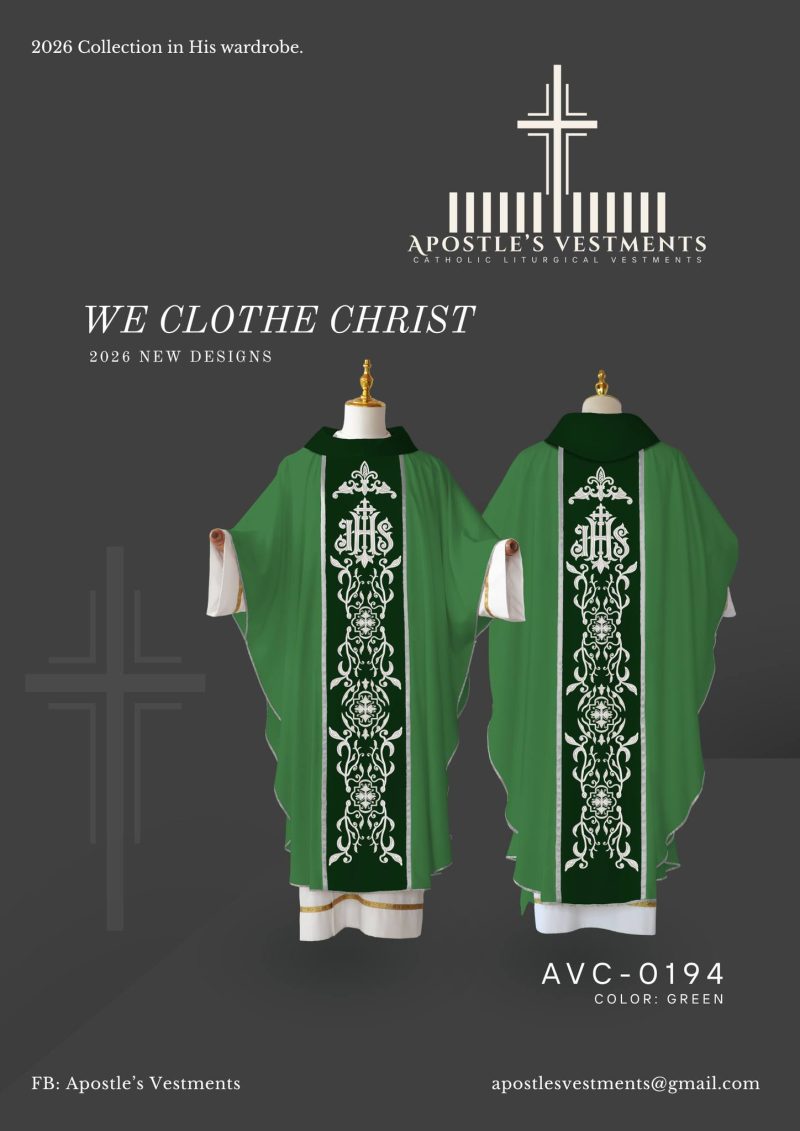 EMBROIDERED CHASUBLE (AVC-0194)
