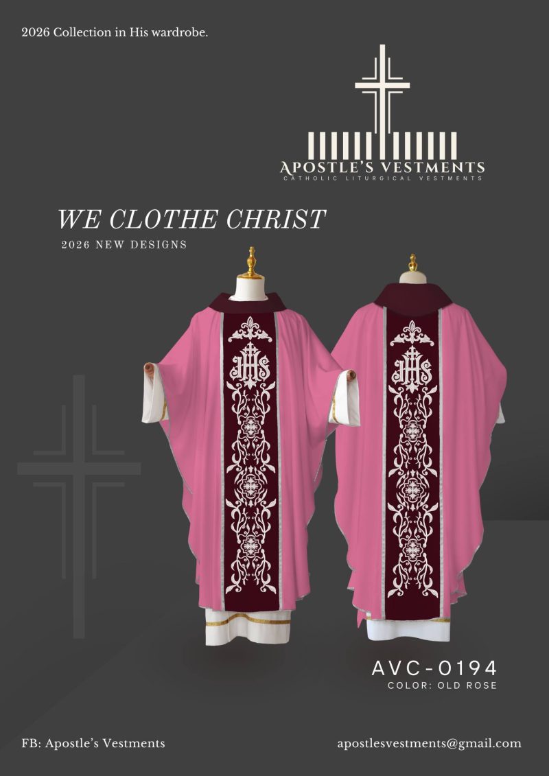 EMBROIDERED CHASUBLE (AVC-0194)